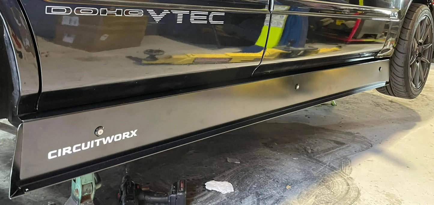 DC2R SIDE SKIRT 3-5" (SATIN BLACK POWDERCOATED) CIRCUITWORXS