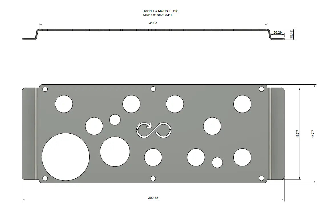 Holley 12.3” Pro Dash Mount CIRCUITWORXS