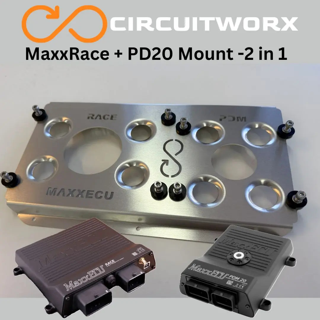 MaxxECU Race H20 + PDM20  MOUNT (2 IN 1 MOUNT) CIRCUITWORXS