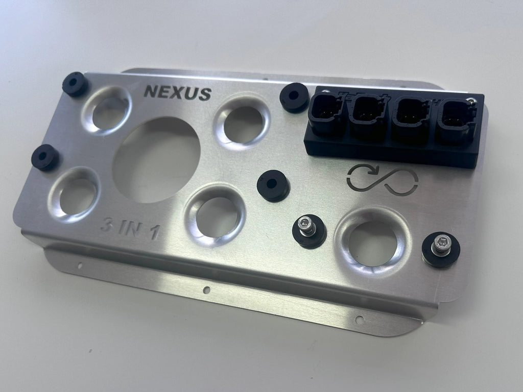 Haltech Nexus R3 Mount ECU +Wb2+ CANHUB 3 In 1 Mount (suits S2/S3 Rebel) CIRCUITWORXS