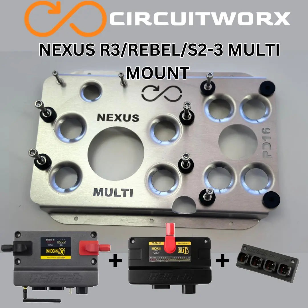 Haltech NEXUS R3 / REBEL ECU Mounting OPTIONS CIRCUITWORXS
