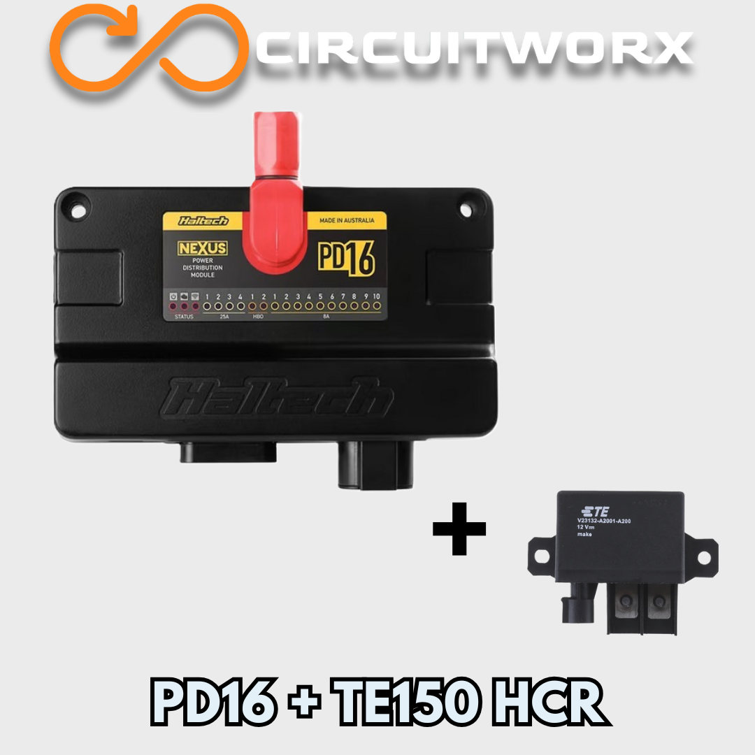 Haltech PDM16  and TE Connectivity HCR150 Mount