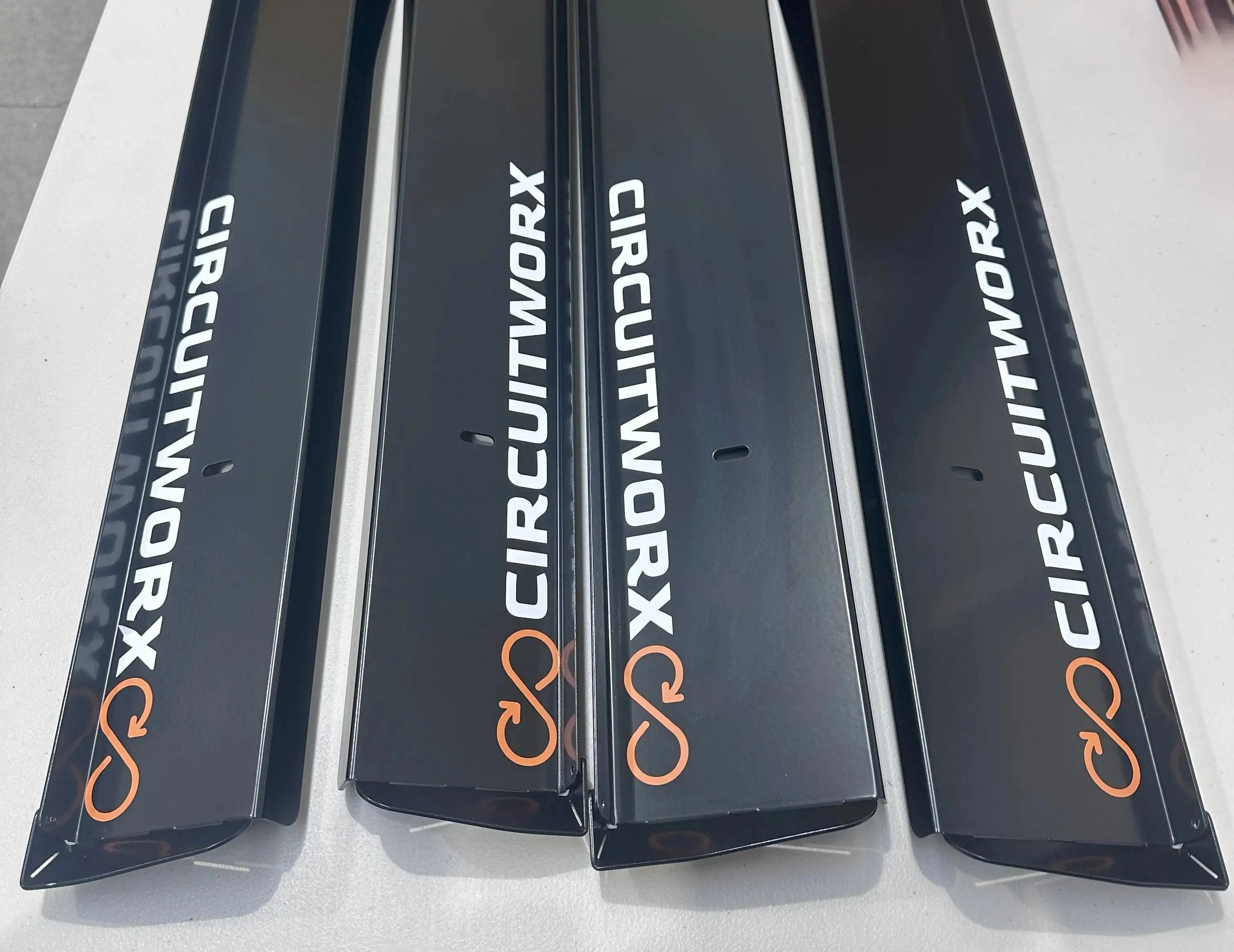 DC2R  SIDE SKIRT 3-5" (SATIN BLACK POWDERCOATED) CIRCUITWORXS